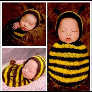 Newborn photo shoot Bee outfit